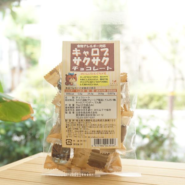 136円 激安直営店 キャロブサクサクチョコレート 100g 辻安全食品