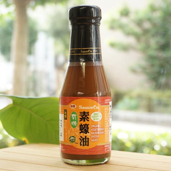 有機 素〓油 (ベジタリアンマッシュルームオイスターソース) 155ml アリサン Organic Vegetarian Mushroom Oyster Sauce｜kenyu-kan