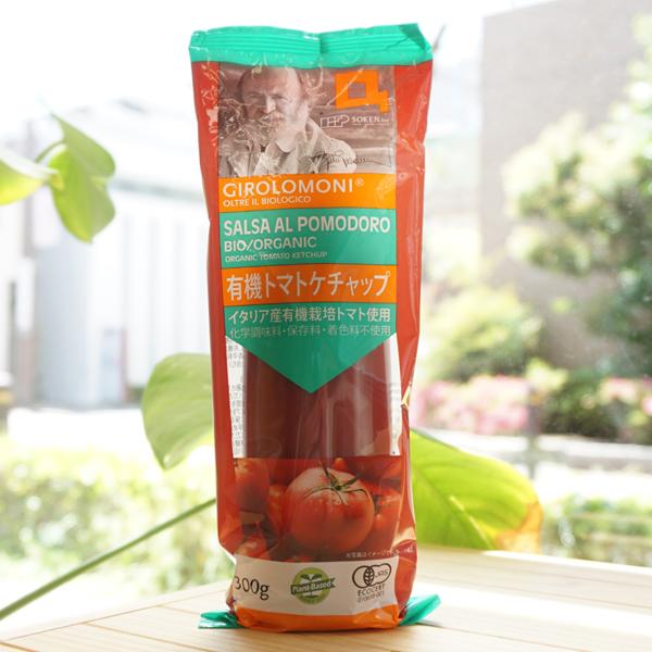 ジロロモーニ 有機トマトケチャップ 300g 創健社 SALSA AL POMODORO BIO ORGANIC　イタリア産有機栽培トマト使用｜kenyu-kan