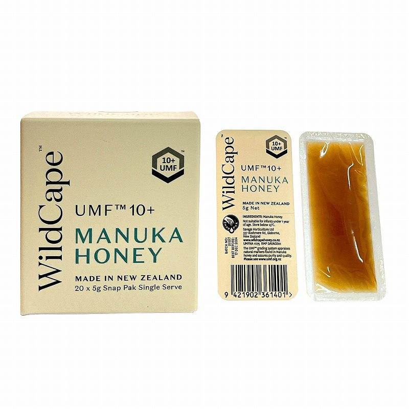 WILD CAPE マヌカハニースナップパック UMF10+/5g×20包【樹商事