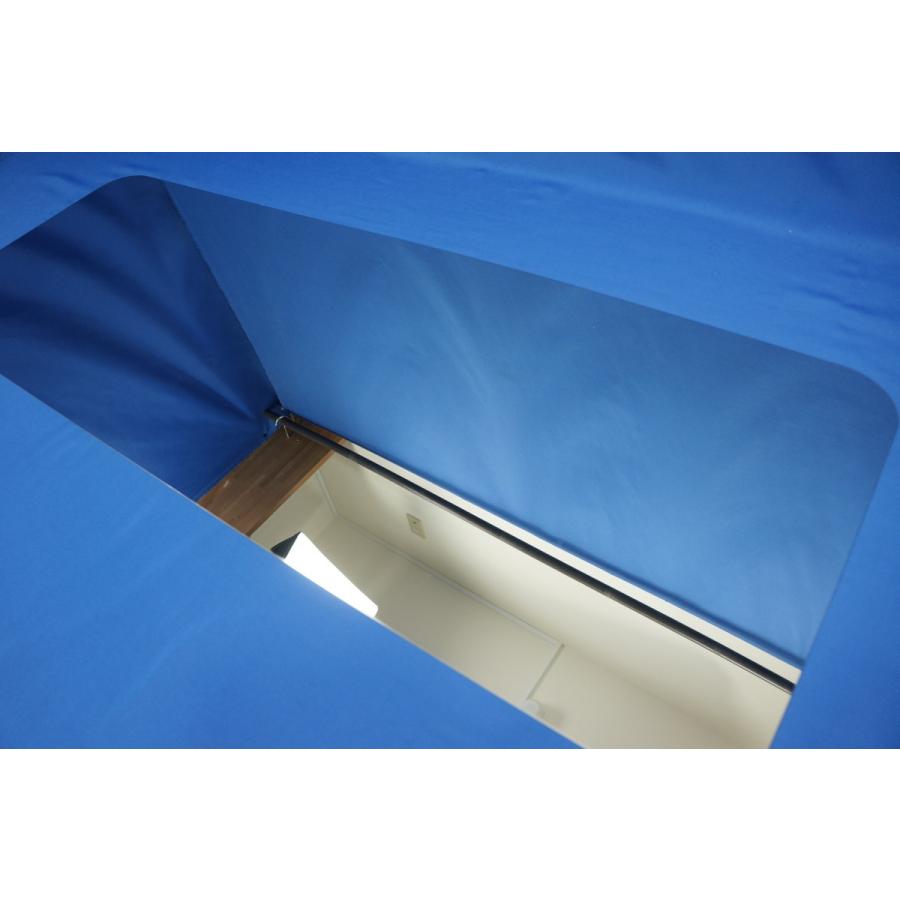 17スーパーグレート用 リアベッド窓 ステンレス 鏡面 : トラック