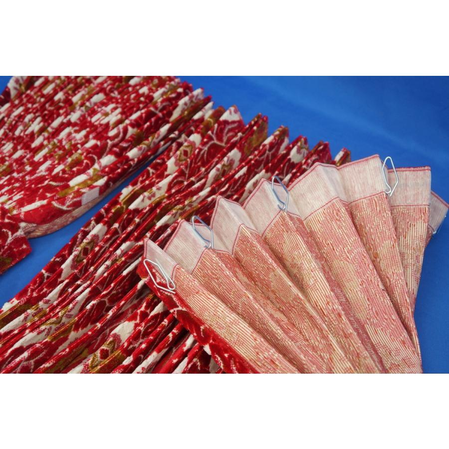 大花束 仮眠カーテンセット 横2400mm×縦800mm レッド : トラック