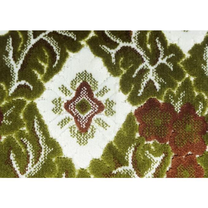 花籠緑仮眠カーテン　２２０.１４０ トラック用 花籠 サイドカーテン | 【公式】トラックショップ