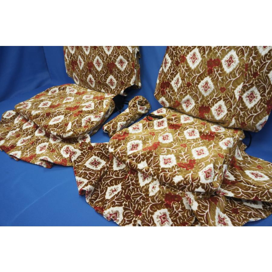 07スーパーグレート用 大花束 シートカバー 運転席/助手席 ハカマ付き