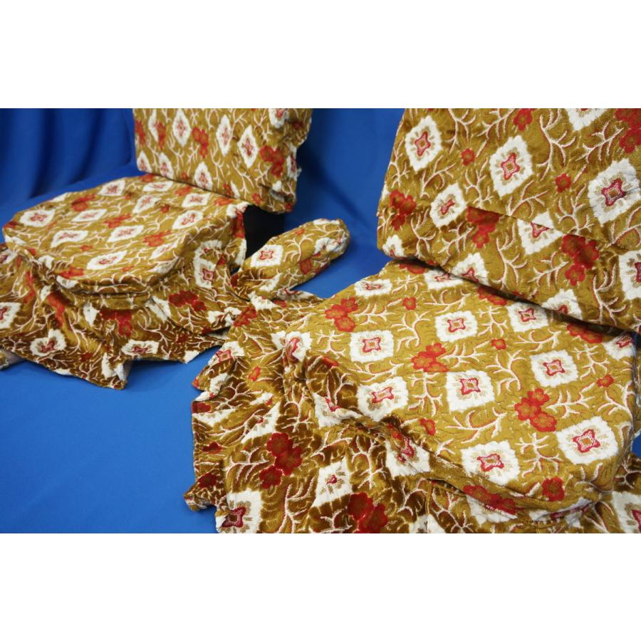 kkkk。日野　17 プロフィア　内装セット　金華山　大花束　オレンジ 大花束 – キタワキ｜トラック内装オーダーメイド