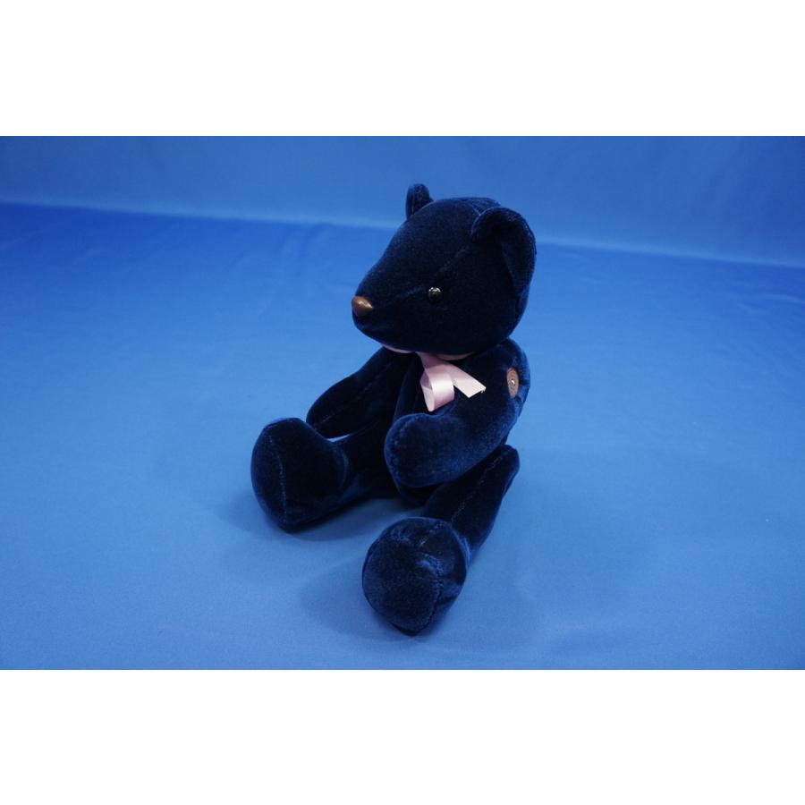 モケットフラワー 熊 ぬいぐるみ コスモス 濃紺 : トラックショップ