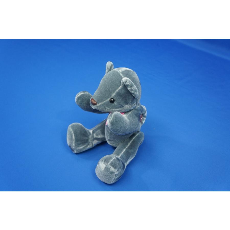 モケットフラワー 熊 ぬいぐるみ コスモス グレー : トラック