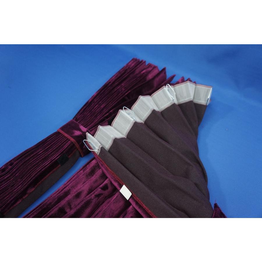 モケットフラワー コスモス サイド/リアカーテン 横1100mm×縦700mm