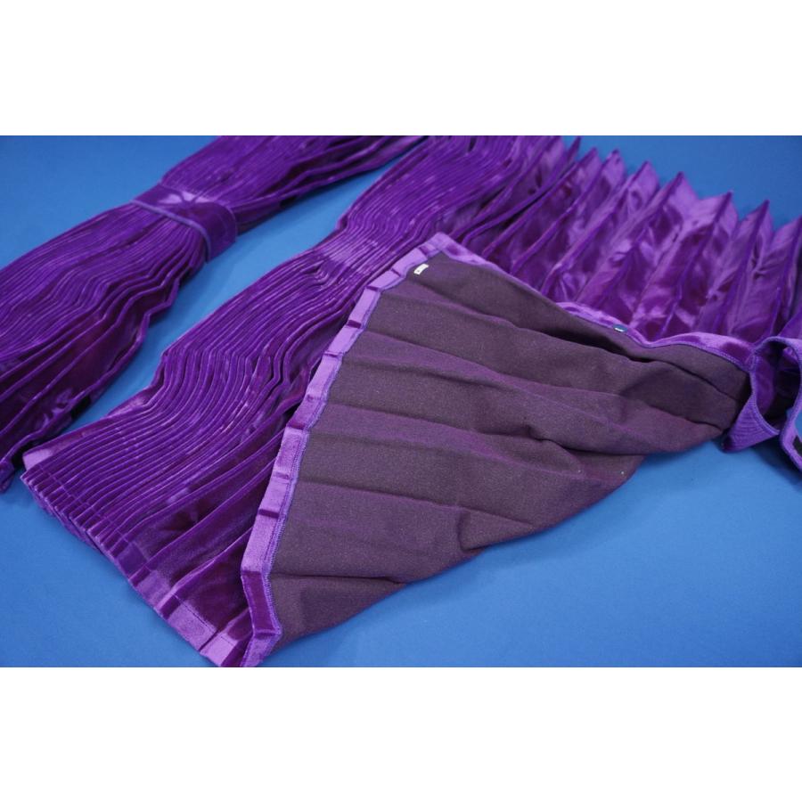 モケットフラワー コスモス 仮眠カーテンセット 横2400mm×縦800mm