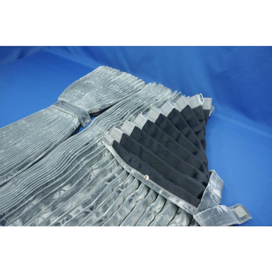 モケットフラワー コスモス 仮眠カーテンセット 横2400mm×縦800mm