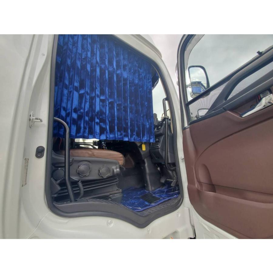モケットフラワー コスモス 仮眠カーテンセット 横2400mm×縦
