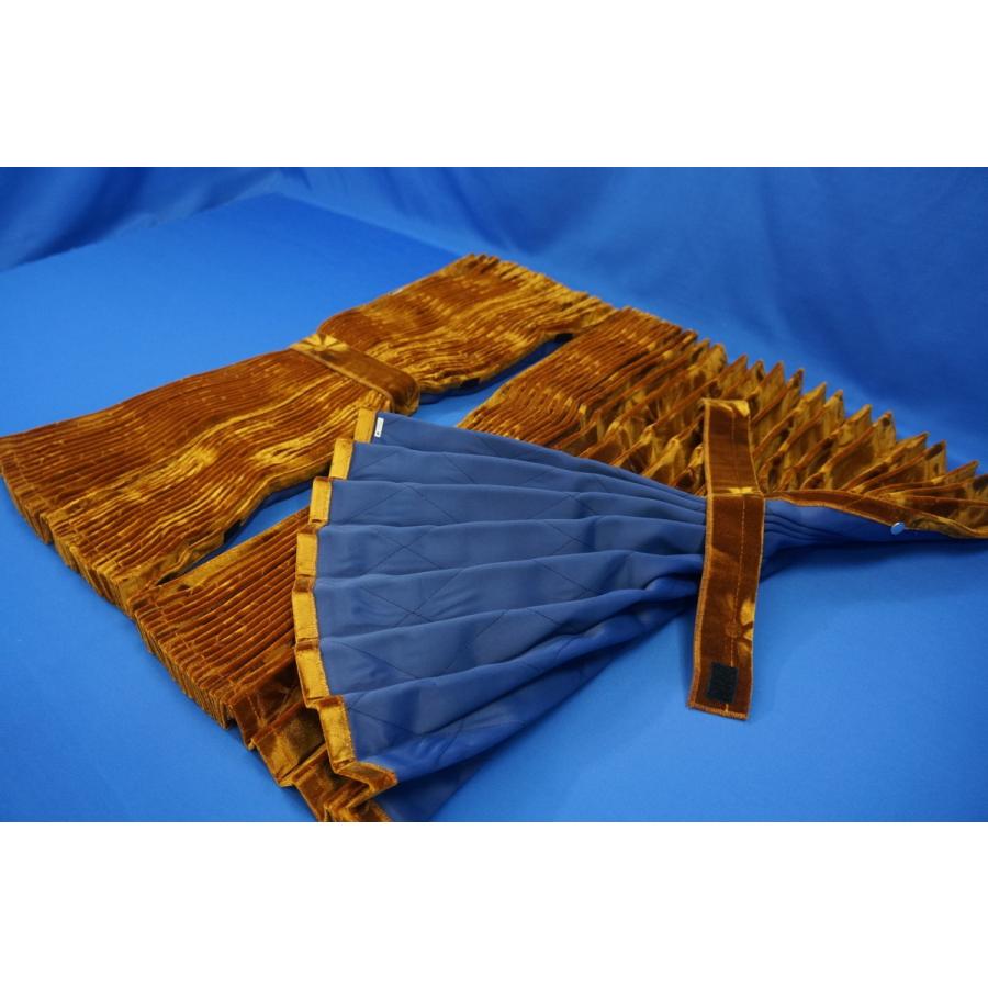 モケットフラワー コスモス 仮眠カーテンセット 横2400mm×縦800mm