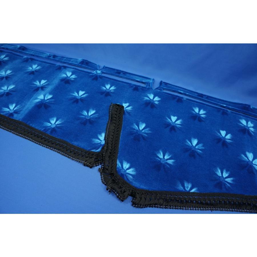 17スーパーグレート用 モケットフラワー コスモス ダッシュマット