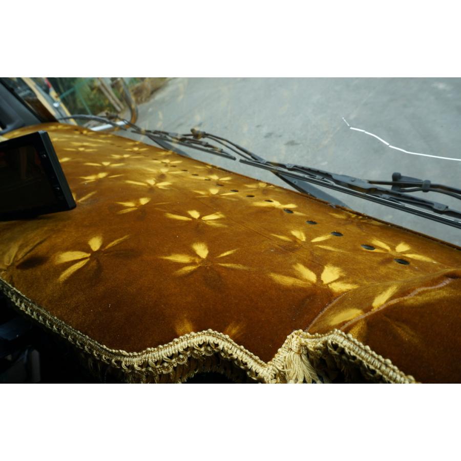 翔(8/10)金華山 コスモス ゴールド　いすゞ ギガ いすゞファイブスターギガ用 モケットフラワー コスモス