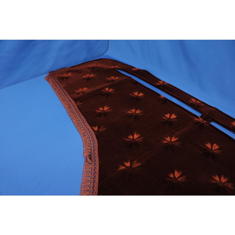 17プロフィア用 モケットフラワー コスモス ダッシュマット ブラウン