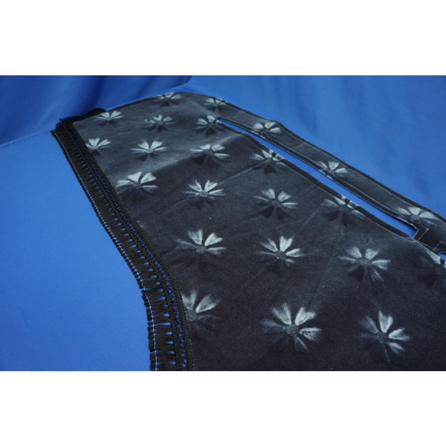 17プロフィア用 モケットフラワー コスモス ダッシュマット チャコール