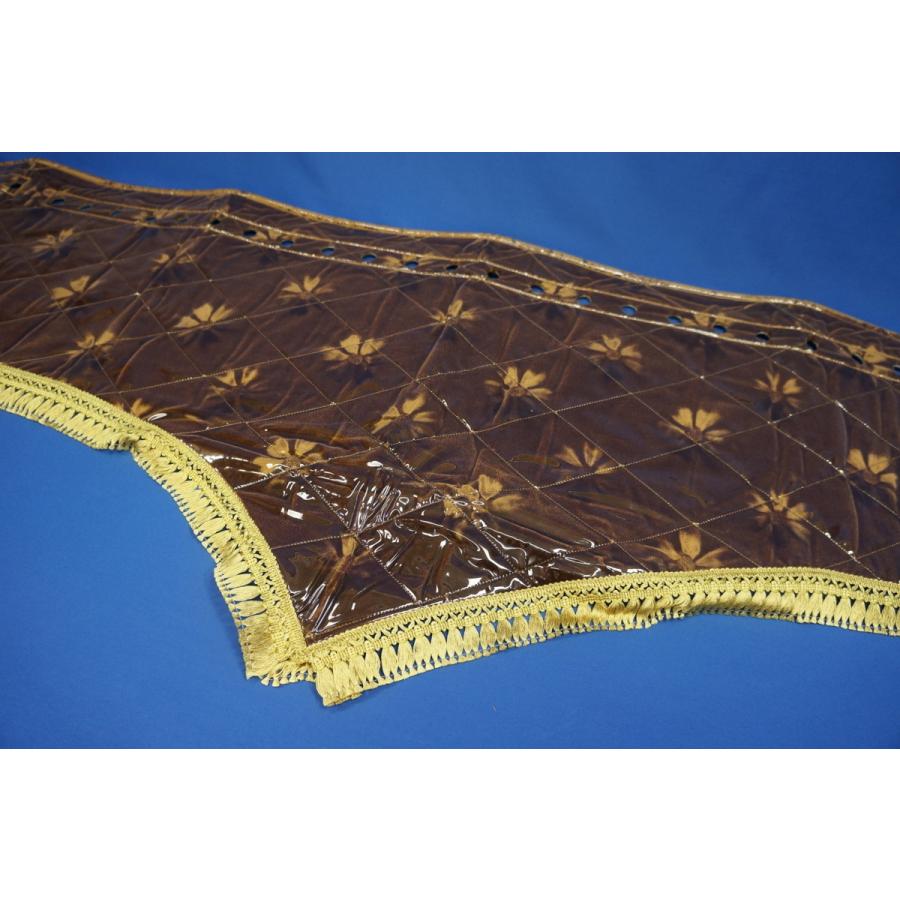 クオン用 モケットフラワー コスモス ダッシュマット ビニールキルト