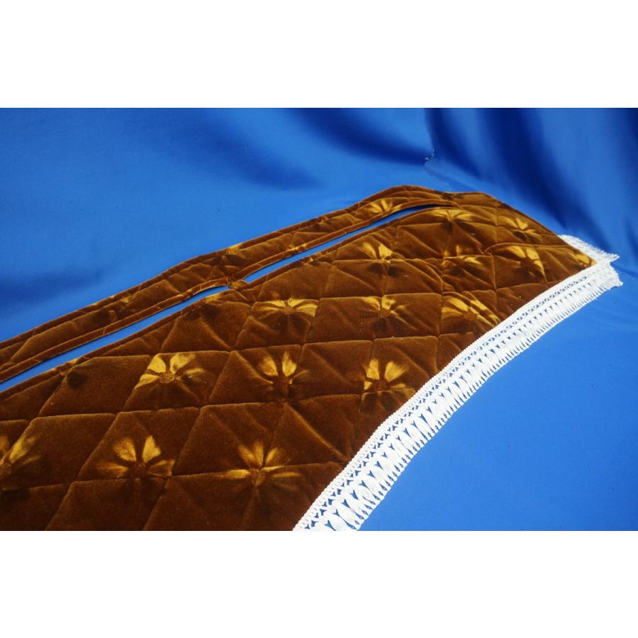 クオン用 モケットフラワー コスモス ダッシュマット 綿入りキルト付き