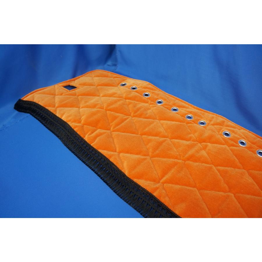 07スーパーグレート用 モケット ダッシュマット 綿入りキルト/リング