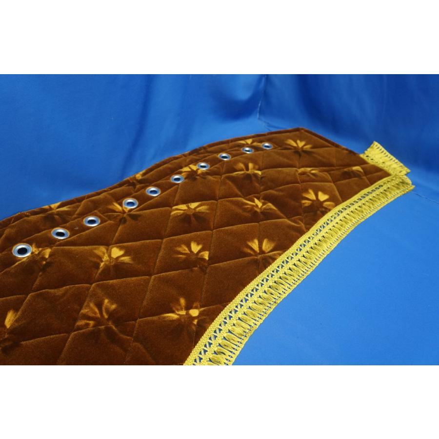 クオン用 モケットフラワー コスモス ダッシュマット 綿入りキルト