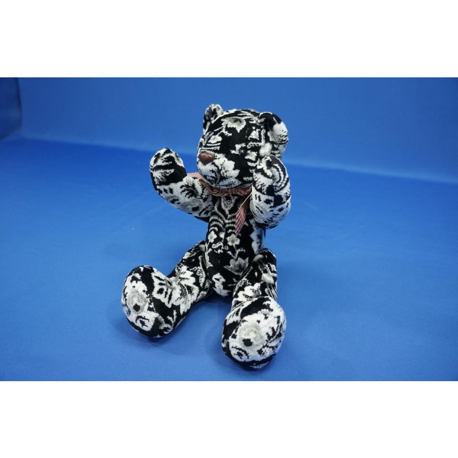 金華山 熊 ぬいぐるみ 新格子 ブラック : トラックショップケンズ