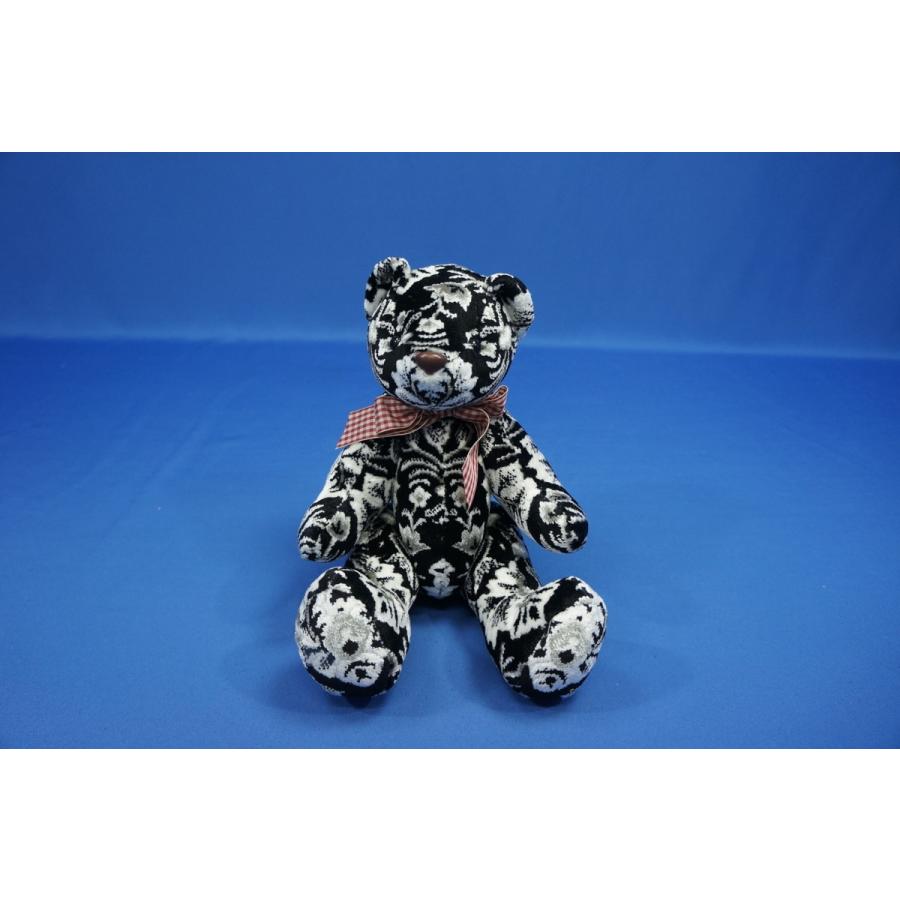 金華山 熊 ぬいぐるみ 新格子 ブラック : トラックショップケンズ