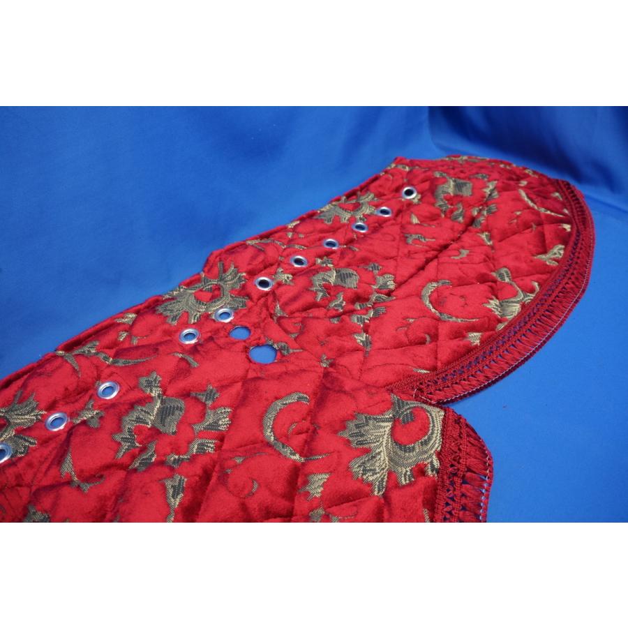 17プロフィア用 モンブラン 縦柄 ダッシュマット シルバーリング/綿