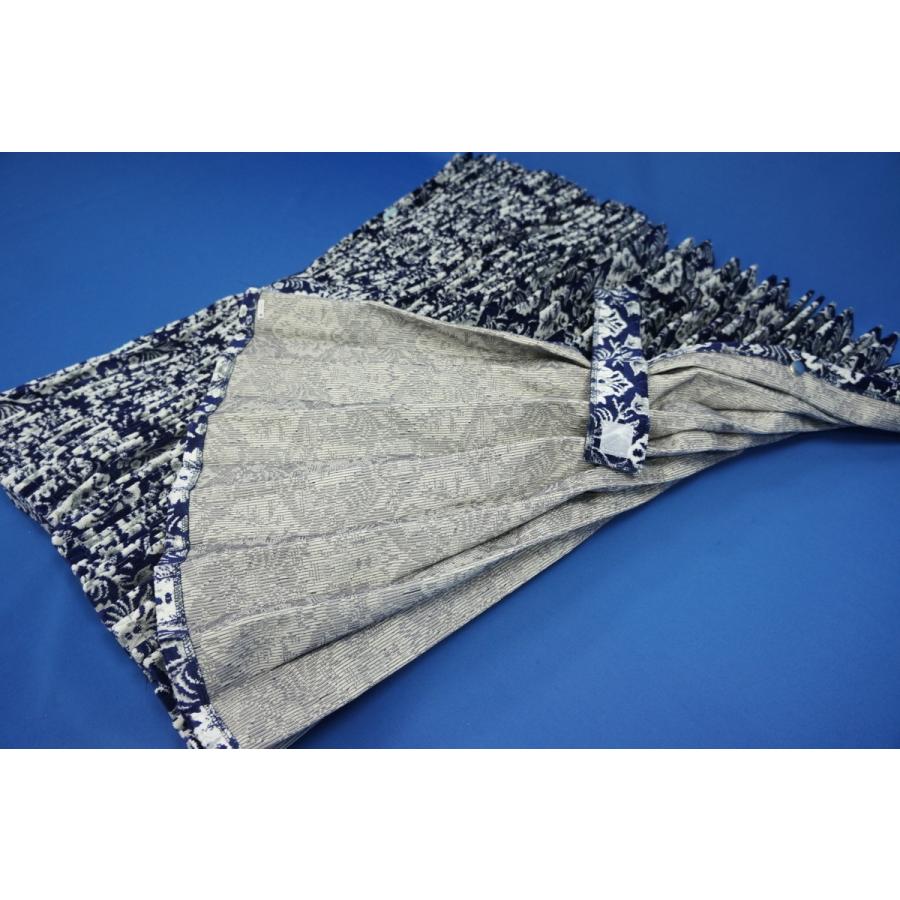 新格子 仮眠カーテン セット 横2400mm×縦800mm 濃紺 : トラック