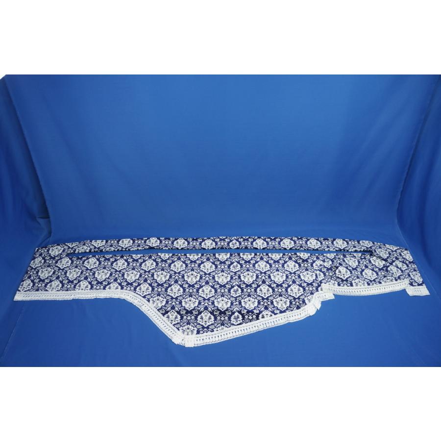 グランドプロフィア用 新格子 縦柄 ダッシュマット 濃紺/フレンジ