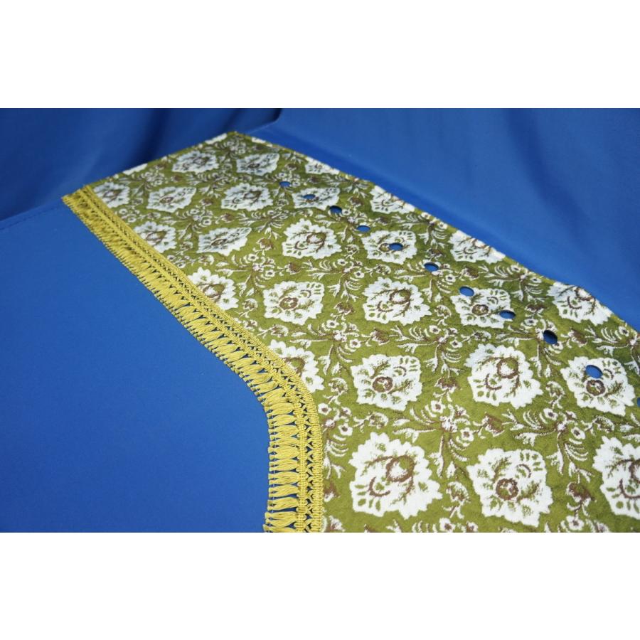 グランドプロフィア用 新格子 縦柄 ダッシュマット 丸穴仕様 グリーン