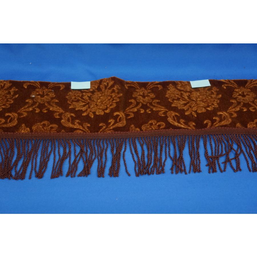 新品 両面 フロントカーテン コスモスブラウン L テクノガレージ製