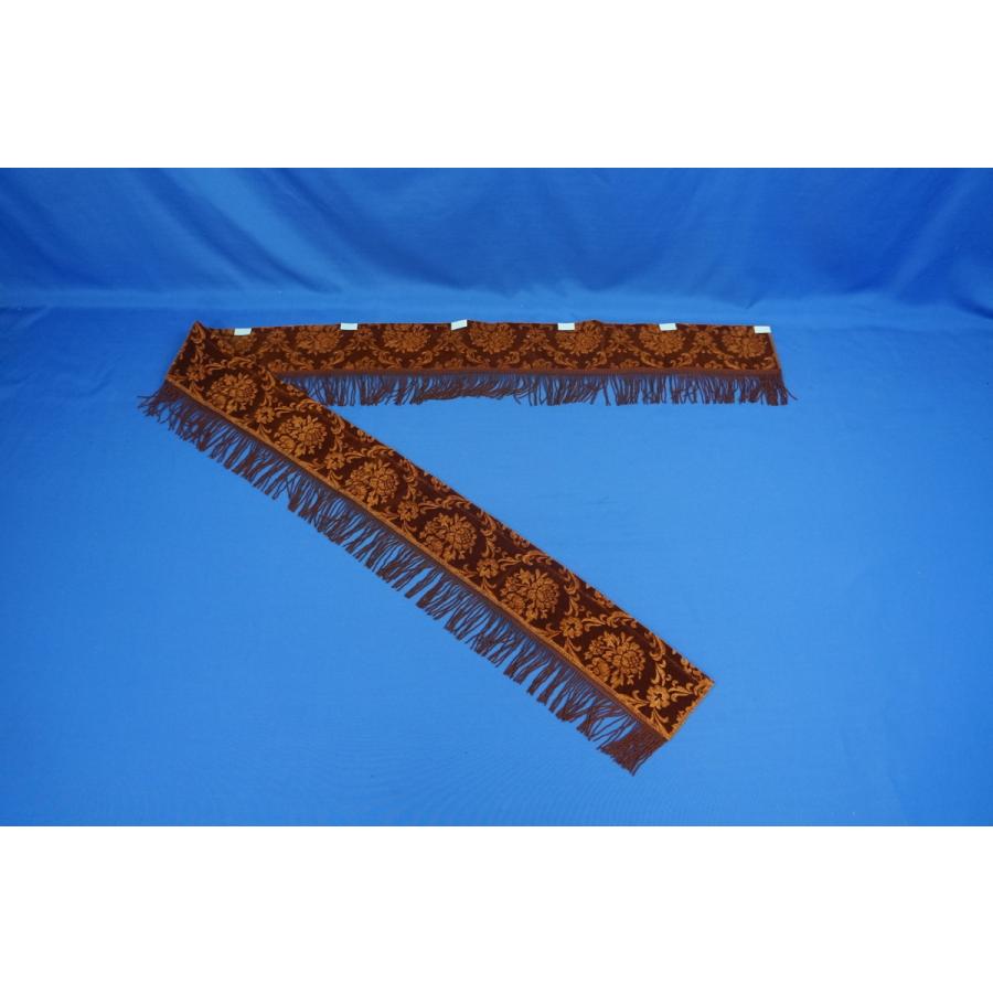 ローレル ゴールド　トラック用センターカーテン M　テクノガレージ製 金華山 2点式センターカーテン ローレルモケット 標準ルーフ 柄高さ