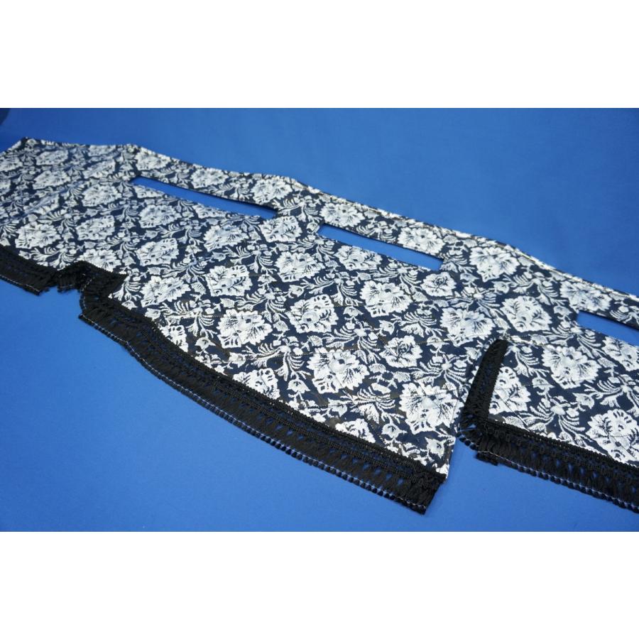いすゞNEWエルフ用 新格子 縦柄 ダッシュマット ビニールキルト付き 