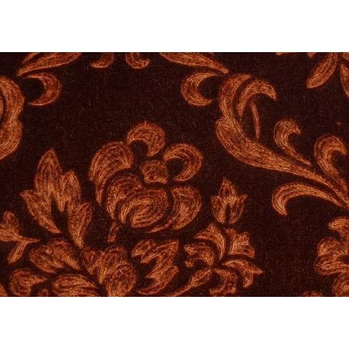 スーパーグレート用 ローレル 縦柄 ダッシュマット ブラウン