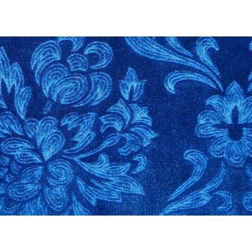 日野レンジャープロ用 ローレル 縦柄 ダッシュマット ブルー  