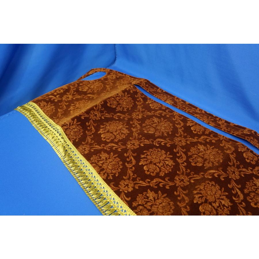 スーパーグレート用 ローレル 縦柄 ダッシュマット ゴールド