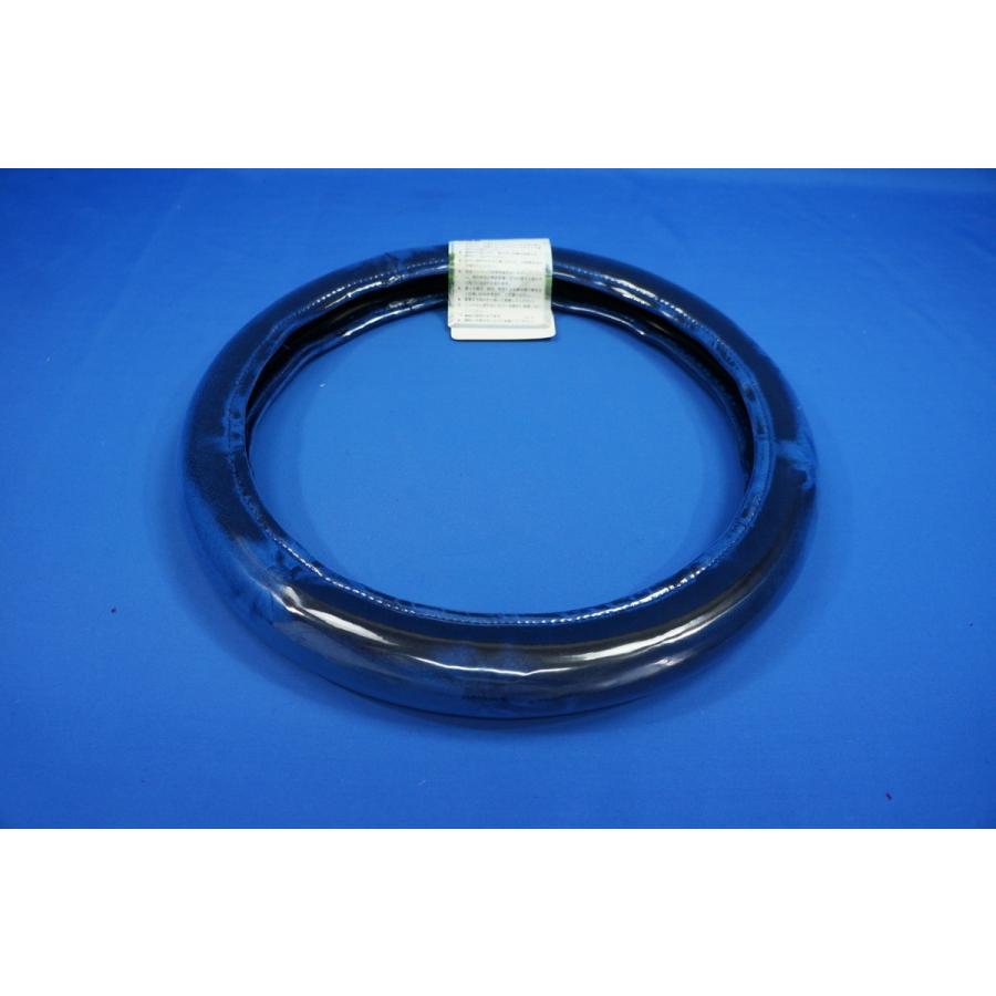 17スーパーグレート用モケットフラワーハンドルカバー極太タイプ 濃紺