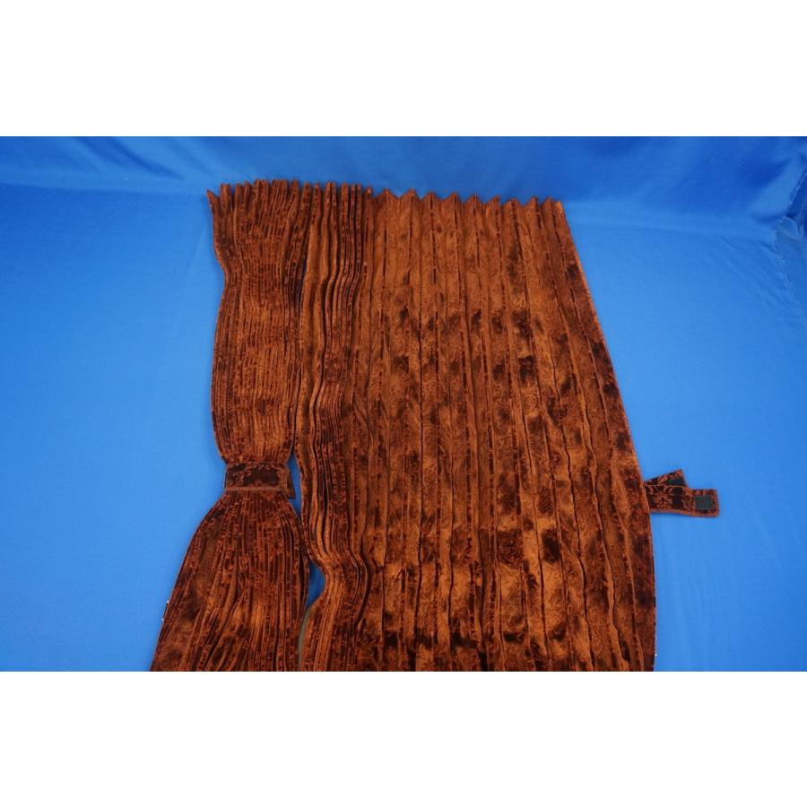 ローレルブラウン　カーテン ローレル ハイルーフ用 センターカーテンセット 横1300mm×縦