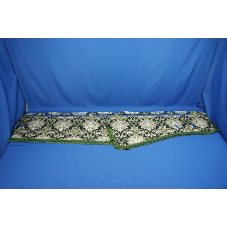 17スーパーグレート用 花かご 縦柄 ダッシュマット グリーン