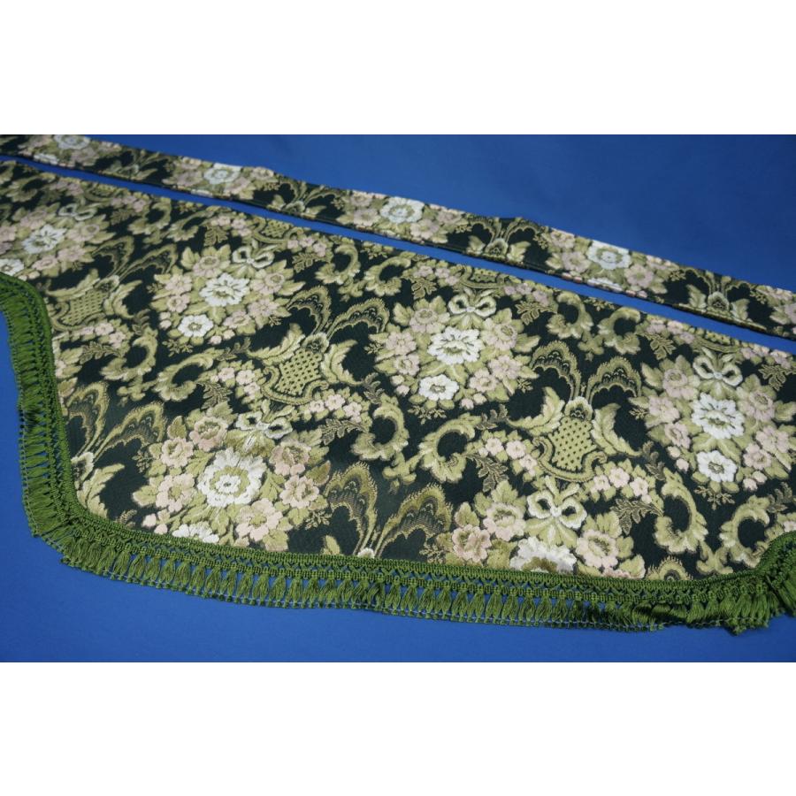 グランドプロフィア用 花かご 縦柄 ダッシュマット グリーン