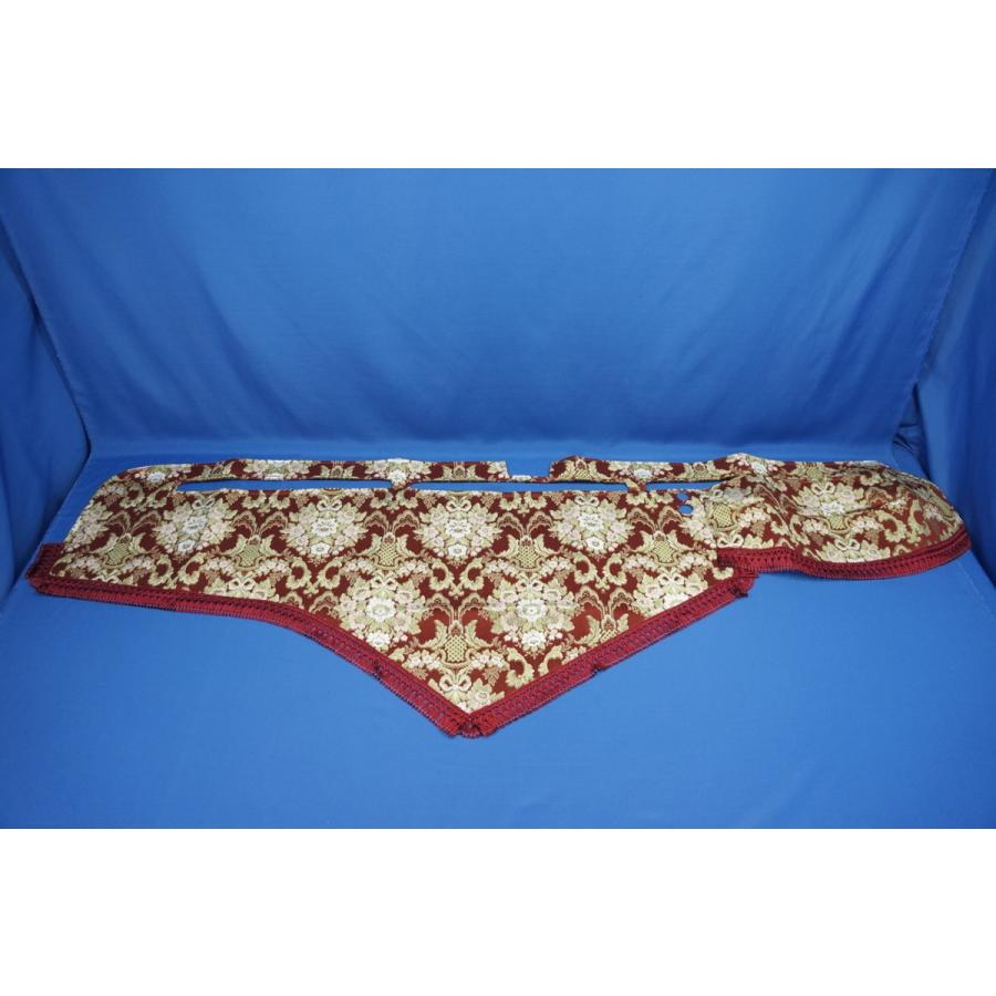 17プロフィア用 花かご 縦柄 ダッシュマット ワイン : トラック