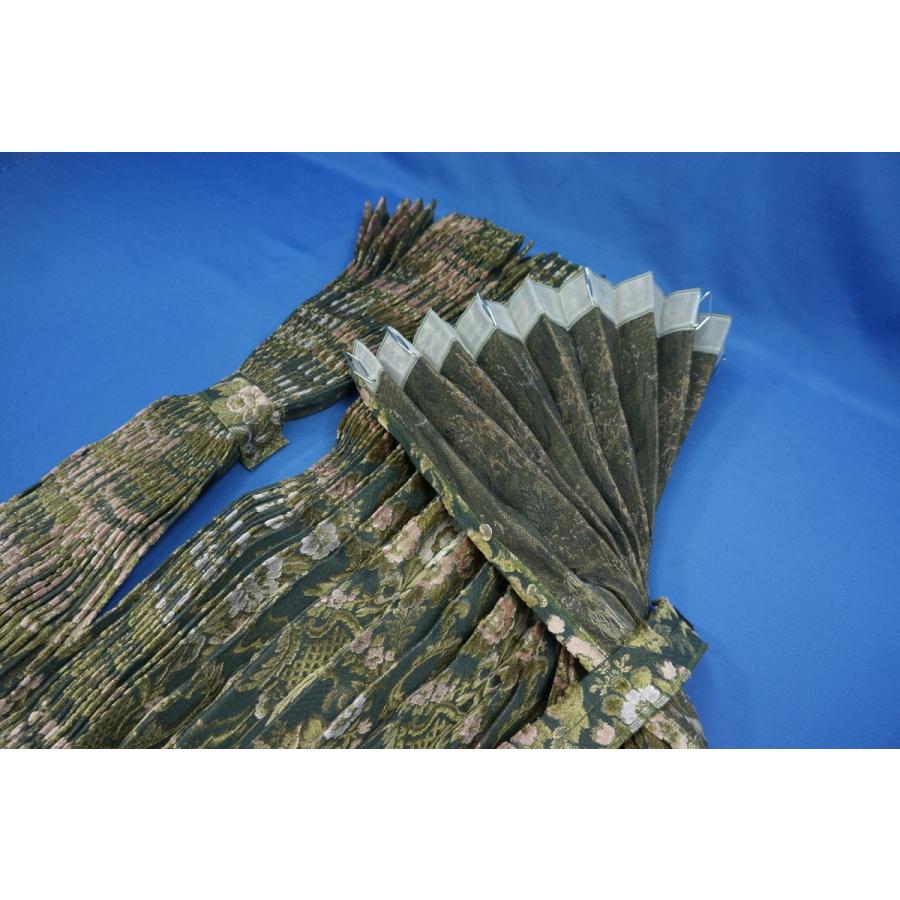 花かご 仮眠カーテンセット 横2400mm×縦800mm グリーン : トラック