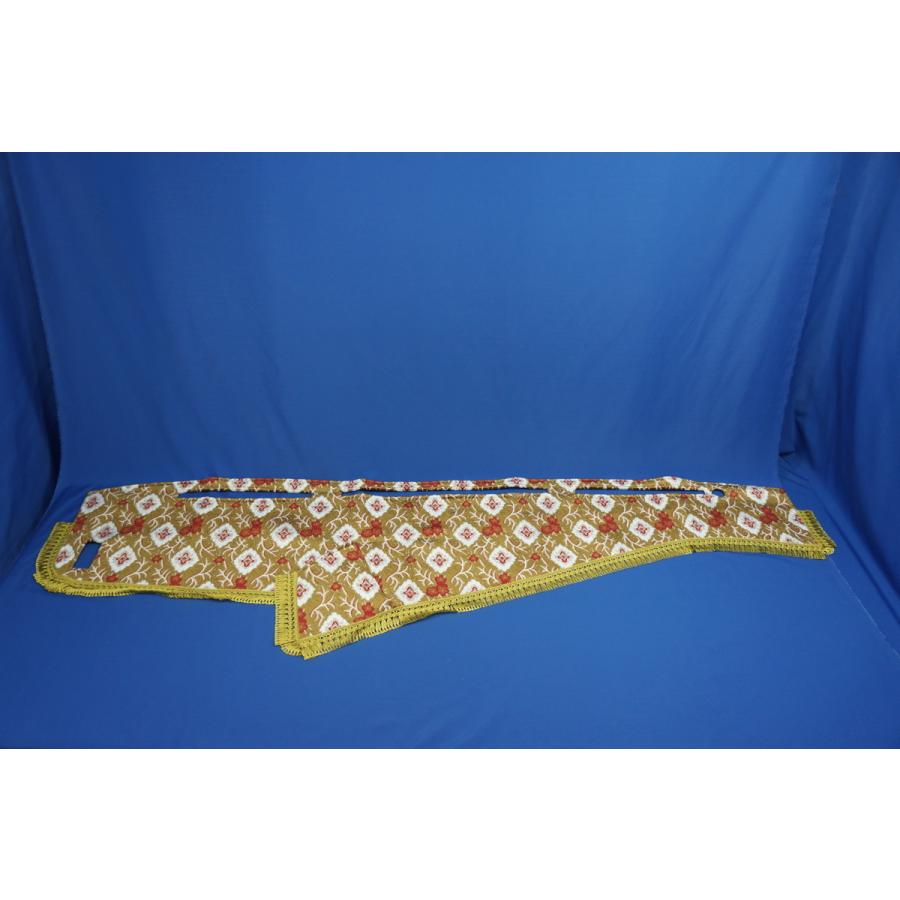 ファイブスターギガ用 大花束 縦柄 ダッシュマット オレンジ