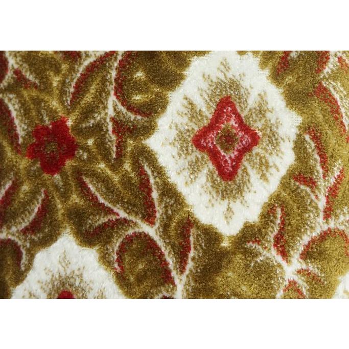 いすゞギガ　ダッシュマット　大花束オレンジ　金華山 いすゞギガ用 大花束 縦柄 ダッシュマット オレンジ : トラック