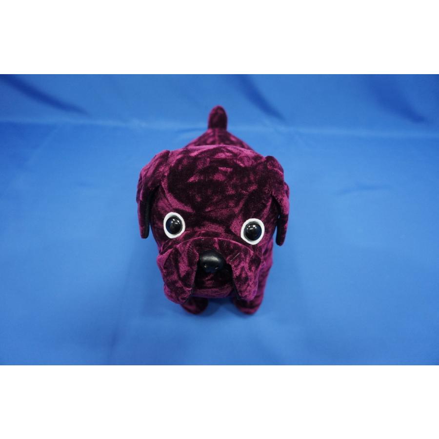 ブルドッグ ぬいぐるみ チンチラ ワインパープル : トラックショップ