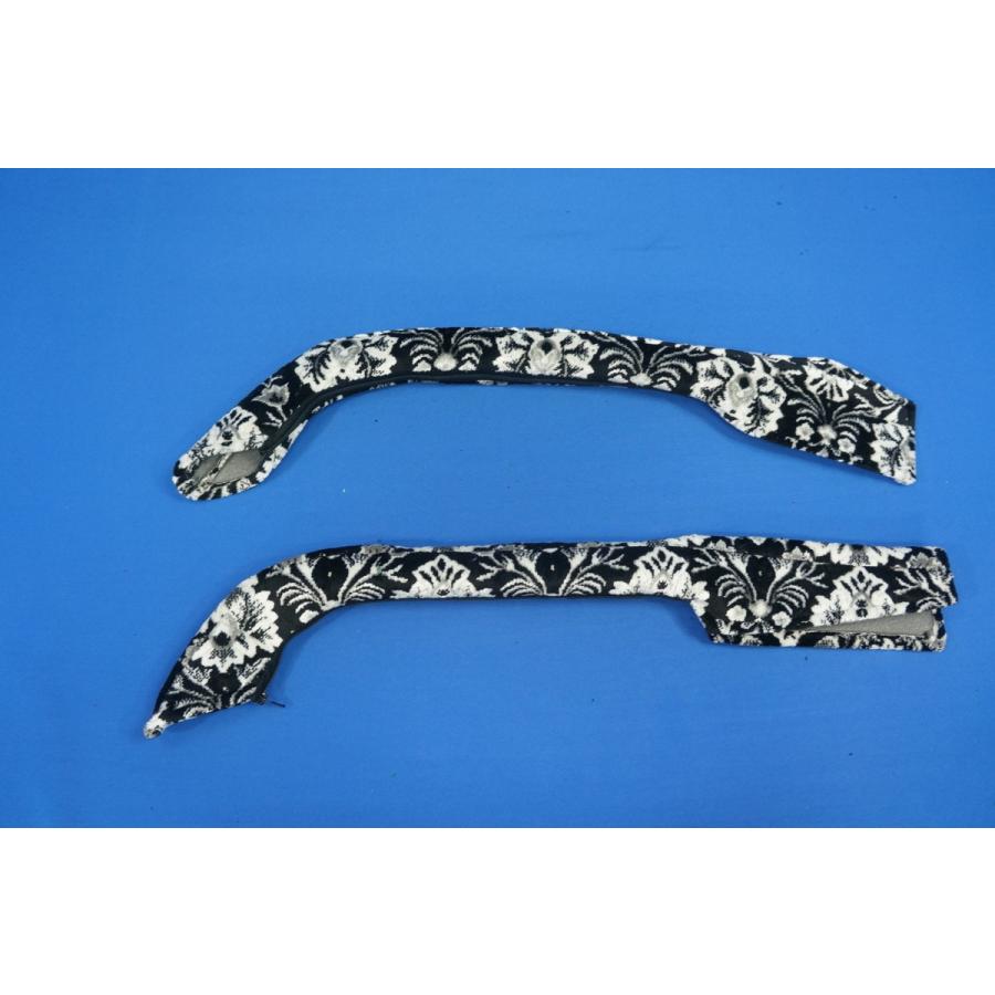 07スーパーグレート用ドアハンドルカバー 新格子 ブラック : トラック