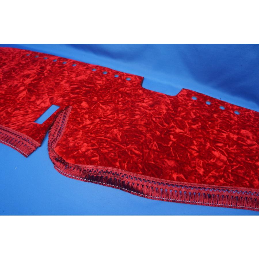 ダッシュマット　ファイブスターギガ　チンチラ　　レッド　新品 ファイブスターギガ R2.1〜用 チンチラ ダッシュマット レッド