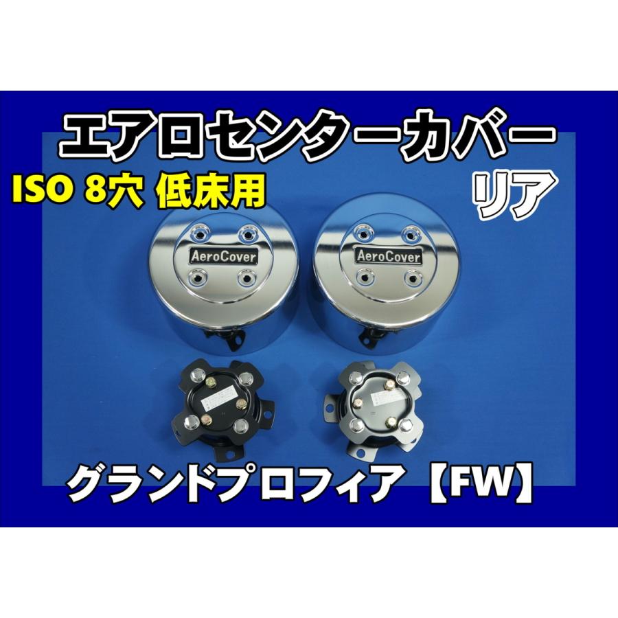 グラプロ用リアカバー 日野グランドプロフィア リア10穴用 エアロセンターカバー左右