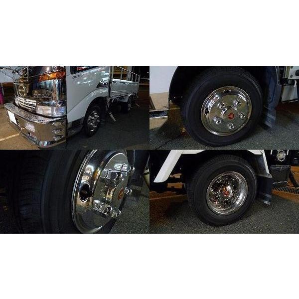 ダイナ/トヨエース用 F 15×5J R 13×4J 6穴 ホイールライナー