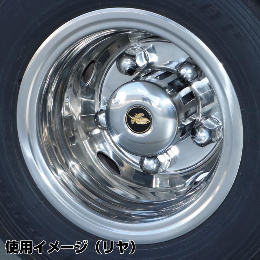 キャンター5穴リヤ用メッキセンターカバー